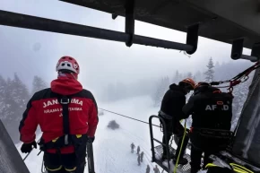 Bursa Jandarması ve AFADdan Uludağda teleferik tatbikatı