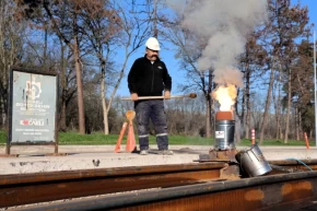 Kartepe Tramvay Hattında ilk kaynak gerçekleşti