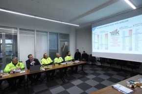 Kayseri protokolü Trafik Kontrol Merkezinde