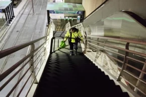 Kocaelide üst geçitlere buzlanma müdahalesi