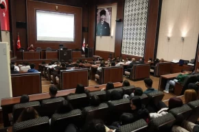 Ankara Keçiörende stajyer öğrencilere sağlık eğitimi