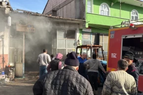 Düzce Yığılca sanayi sitesinde korkutan yangın