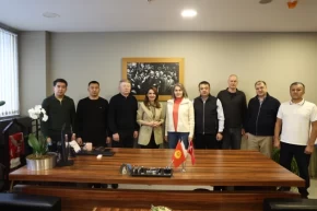 Kırgız heyet Antalyada çevreci tesisi ziyaret etti