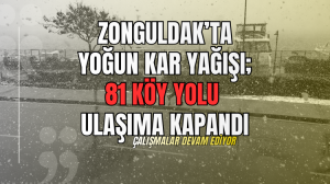Yoğun kar yağışı ulaşımı olumsuz etkiliyor: 81 köy yolu kapalı