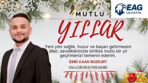 EAG Lojistik İşletmesi, İdris Kaan Bozkurtun Yeni Yıl mesajı