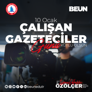 Rektör Özölçerden 10 Ocak Çalışan Gazeteciler Günü Mesajı