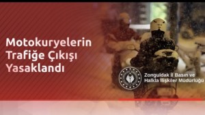 Kar yağışı motokuryeleri vurdu