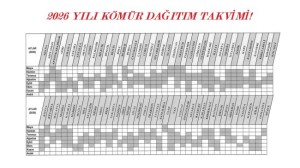 2026 yılı kömür dağıtım ayları Resmi Gazetede