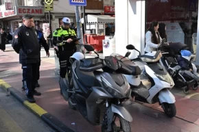 Manisada yaya yollarında sıkı denetim