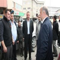 Kalça, sanayi esnafını gezdi.