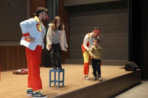 Konya Karatayda okula sanat dolu mola etkinliği