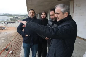 Kocelide Spor Lisesinde inşaat hızla sürüyor   