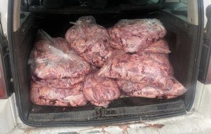 Devrekte 450 kg bozuk et ele geçirildi