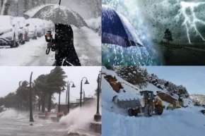 Meteoroloji den kuvvetli yağış, kuvvetli rüzgar, fırtına, kar uyarısı