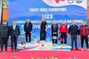 Trabzondan güreşte çifte şampiyonluk