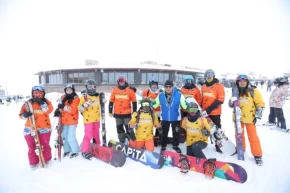 Kayseri Büyükşehirden kayak okulu hizmeti