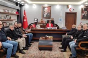 Bilecik Pazaryerinde muhtarlardan Başkan Tekine ziyaret