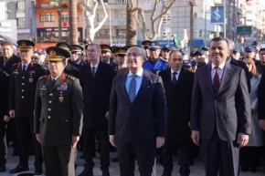 Atatürkün Denizliye gelişi 95. yılında saygıyla anıldı