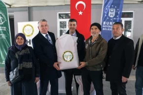 Bursa Büyükşehirden Harmancıkta kırsal üretime güçlü destek