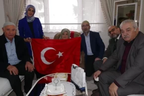 Trabzonda şehit aileleri ve gazilere vefa ziyareti