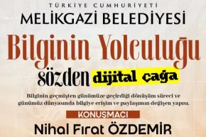 Sanat Melikgazide atölye ve konferans aynı anda