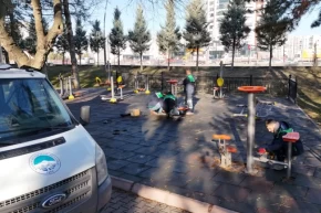 Kayseri Büyükşehirden yeşil alan çalışması