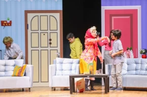 Konya Selçukluda minik oyunculardan kahkaha dolu gösteri