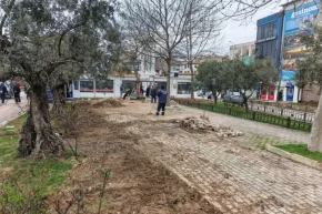 Bursada Gemlik Çarşı Meydanı daha güvenli ve estetik olacak