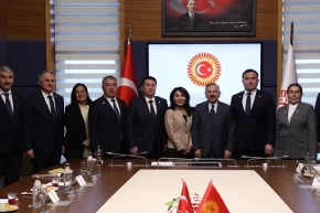 Türkiye ile Kırgızistan dostluk grupları TBMMde görüştü