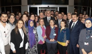 Bakan Memişoğlu Kdz.Ereğli Devlet Hastanesini ziyaret etti