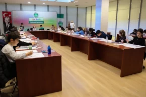 Bursada çocuklar bir günlüğüne ressam oldu