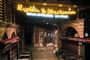 Bursada Ramazana özel ışıklandırmalar