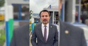 Milletvekili Ertuğrul, TÜVTÜRK önünden seslendi: “Soygun artık bitsin”