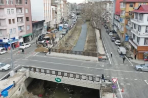 Ordu Altınorduda yenilenen köprü ulaşıma açıldı