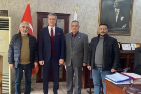 Ağrı da basın-yargı diyaloğu... Gazetecilerden Başsavcı Çalış a nezaket