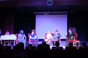 Bursa İnegölde Puşide-i Siyah tiyatro sösterisi sahnelendi