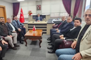 Artvin Ticaret Borsasından Yusufeli Kaymakamlığına ziyaret
