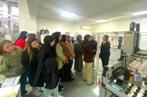 Bursada genç tekstilcilerden yerinde eğitim