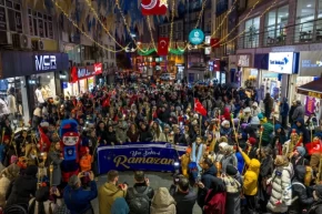 Gebze de Ramazan a özel Fener Alayı