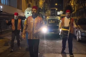 Esenlerde davullu vosvoslar sokaklarda