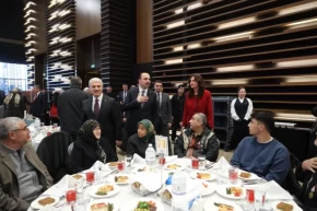 Konyada Büyük Aile Sofrası iftarında şehit yakınları ve gaziler buluştu