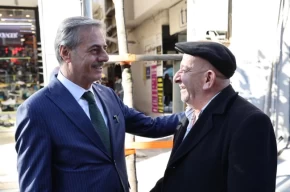 Sakaryada Başkan Yusuf Alemdardan ramazan ziyaretleri