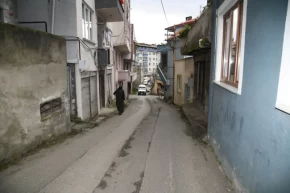 Trabzonda Toklu Mahallesinde yol sorunu çözülüyor