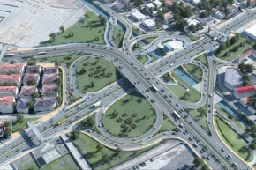 Sakaryada Yazlık Katlı Kavşağında çalışmalar başladı