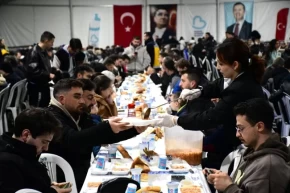 Balıkesirde iftar çadırı vatandaşları buluşturuyor