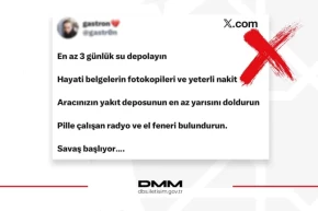 DMMden Savaş başlayacak iddialarına yalanlama
