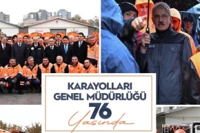 Bakan Uraloğlundan Karayollarının 76. yılına anlamlı mesaj
