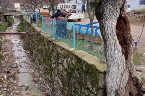 Manisada tehlike arz eden dereler güvenli hale getiriliyor
