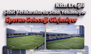 Kdz.Ereğli Şehit Karakurdu Stadının tribünleri kapanıyor