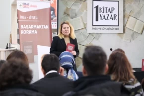 Bursa Osmangazide 1 Kitap 1 Yazarın konuğu Cansel Oruç oldu